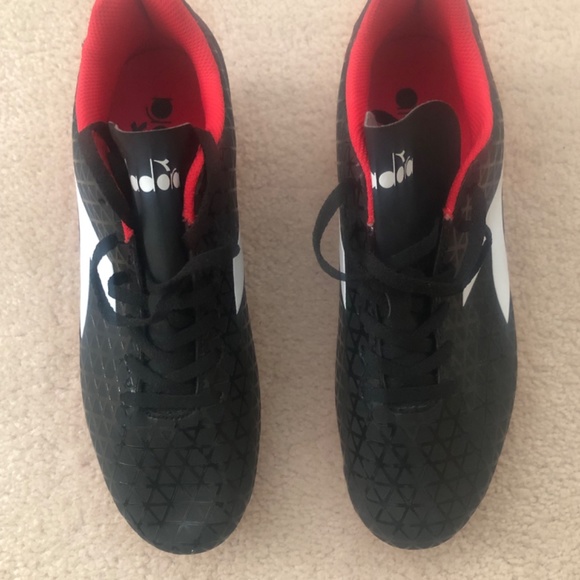 Diadora 288660 Blaze Men’s FG Black & Red Football Soccer boots - Size 8.5 US - Picture 6 of 7